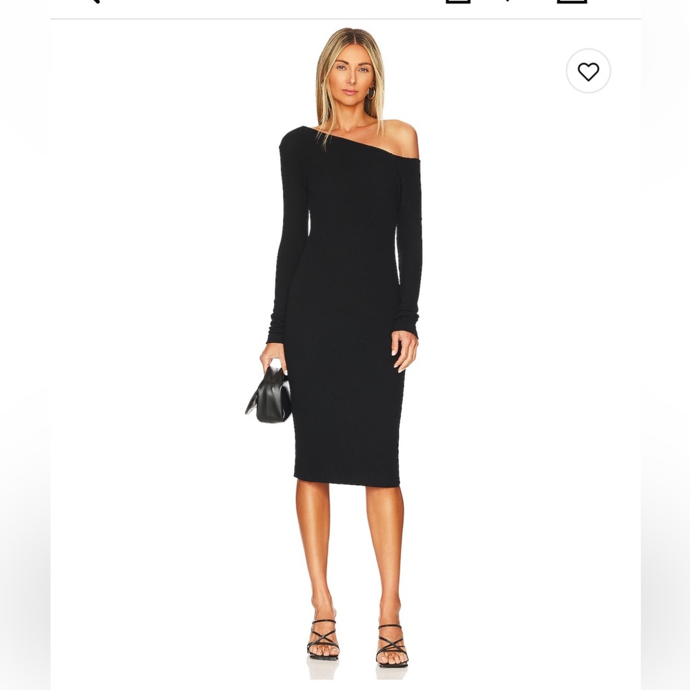 Enza Costa SWEATER KNIT SLOUCH
SHOULDER DRESS